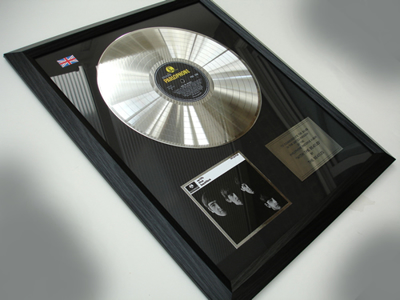 Picture of Beatles Record Award: "WITH THE BEATLES"  PLATINUM