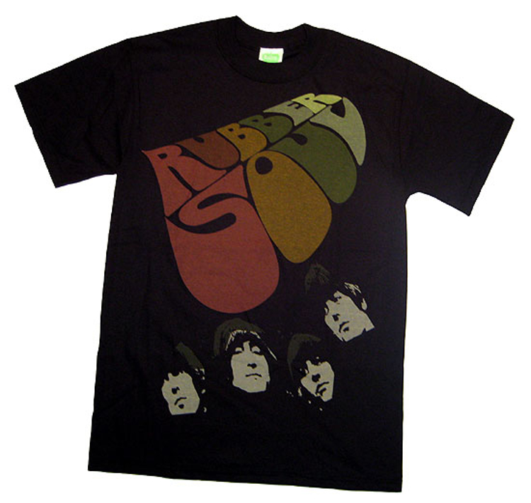 Picture of Beatles T-Shirt: The Beatles Soulful Rubber Black