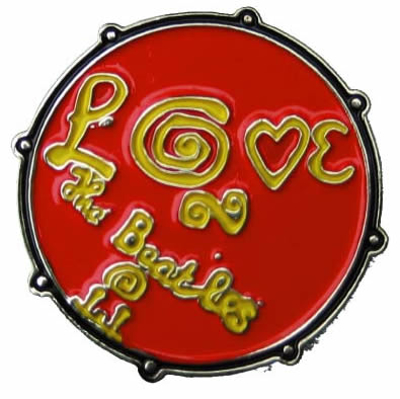 Picture of Beatles Pin: The Beatles "Love" red pin