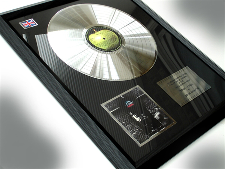 Picture of Beatles Record Award: "ROCK & ROLL" PLATINUM