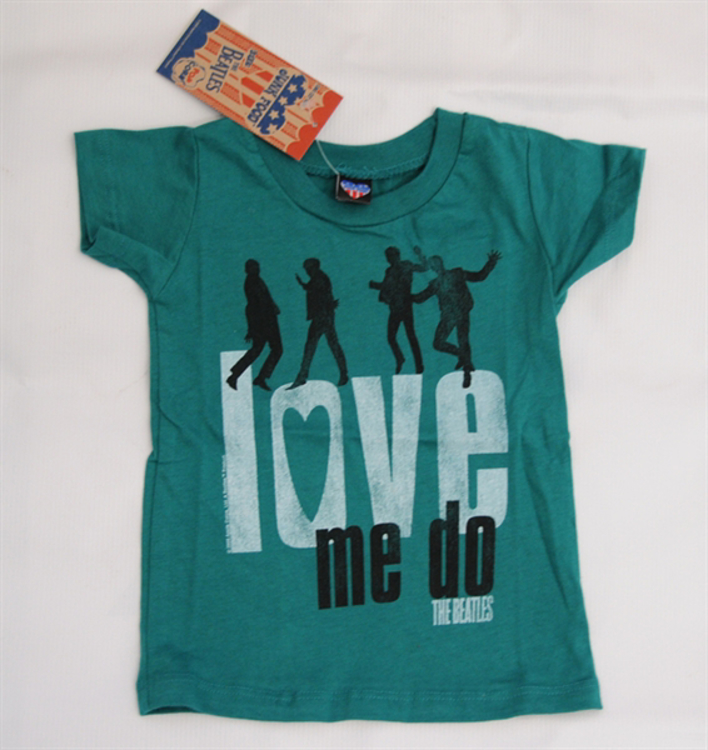 Picture of Beatles T-Shirt: Junk Food: Infant T-Shirt "Love Me Do" Teal