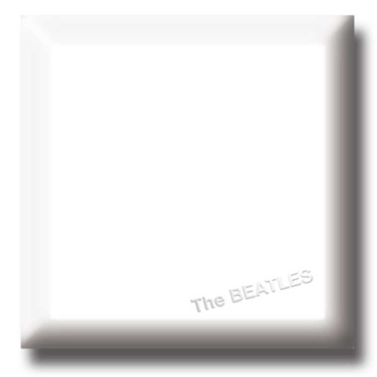 Picture of Beatles Pin:The Beatles White Album flat pin