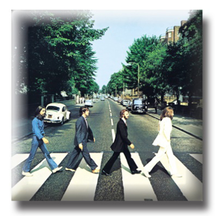 Picture of Beatles Pin: The Beatles Abbey Road flat pin