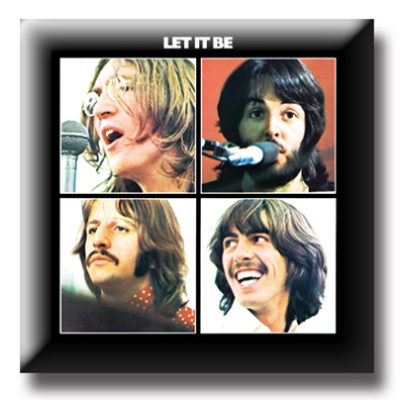 Picture of Beatles Pin: The Beatles "Let it Be" flat pin