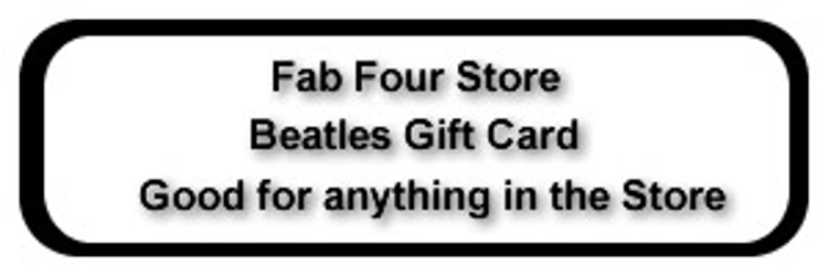 Picture of Beatles Gift Card - Certificate "Virtual" Instant Gift