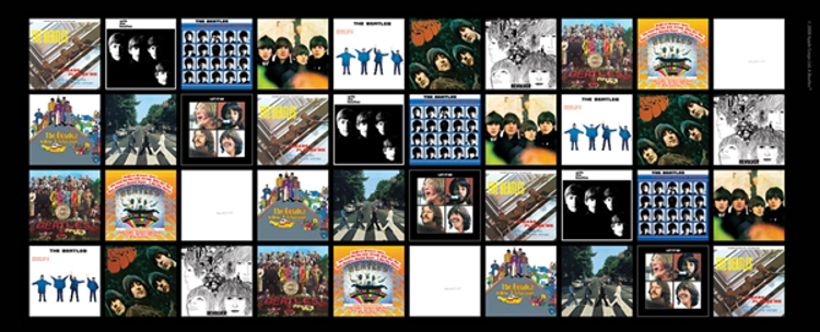 Picture of Beatles Lamp Shades: Album Covers Lamp