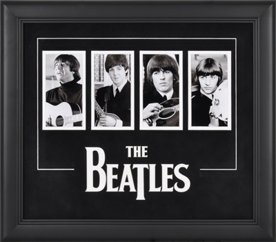Picture of Beatles ART: The Beatles “Four Faces” framed presentation