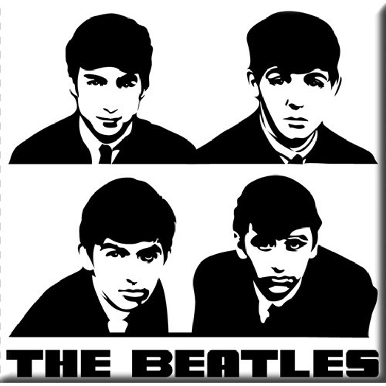 Picture of Beatles Magnets: The Beatles Many Styles MAG-The Beatles Portrait Magnet