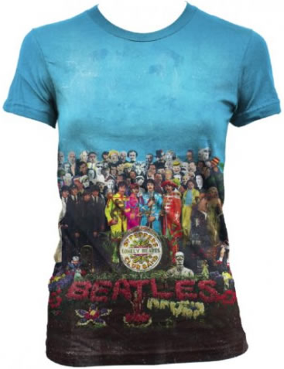 Picture of Beatles T-Shirt: The Beatles Sgt. Pepper's Sublimation Junior Shirt
