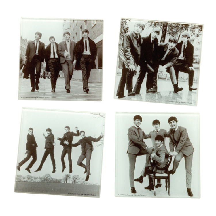 Picture of Beatles Coasters: The Beatles Glass Coasters