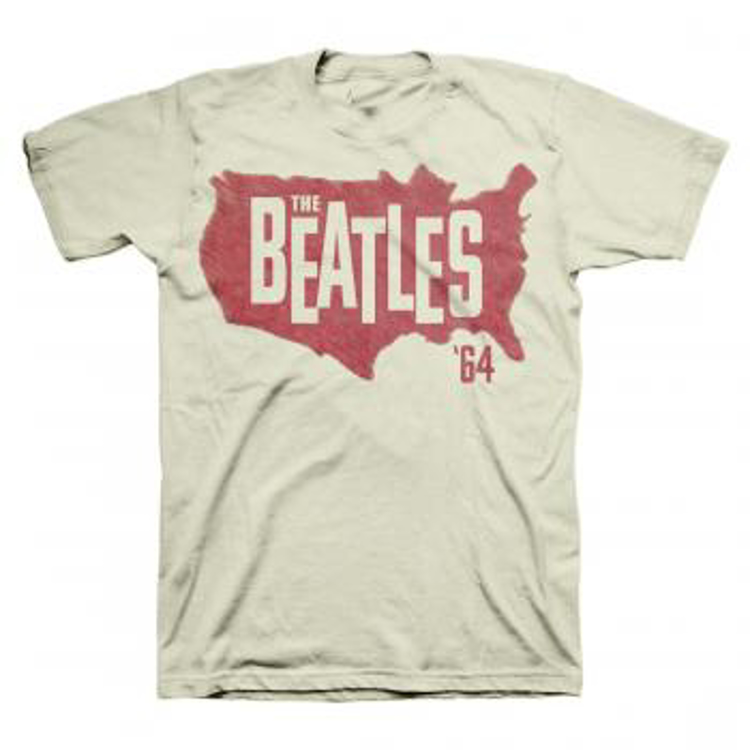 Picture of Beatles Adult T-Shirt: 1964 Tour of America