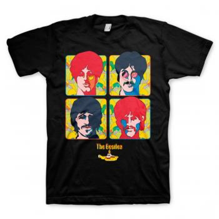 Picture of Beatles Adult T-Shirt: "Sea Of  Faces"