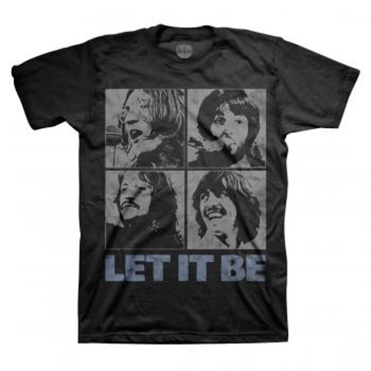 Picture of Beatles Adult T-Shirt: "Let It Be - Blue"