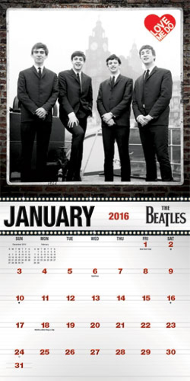 Picture of Beatles Calendar: 2016 Wall Calendar
