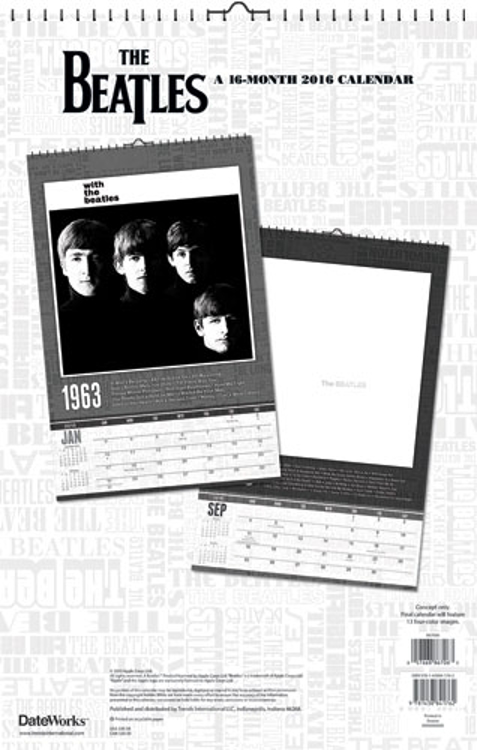 Picture of Beatles Calendar: 2016 Oversized Wall Calendar