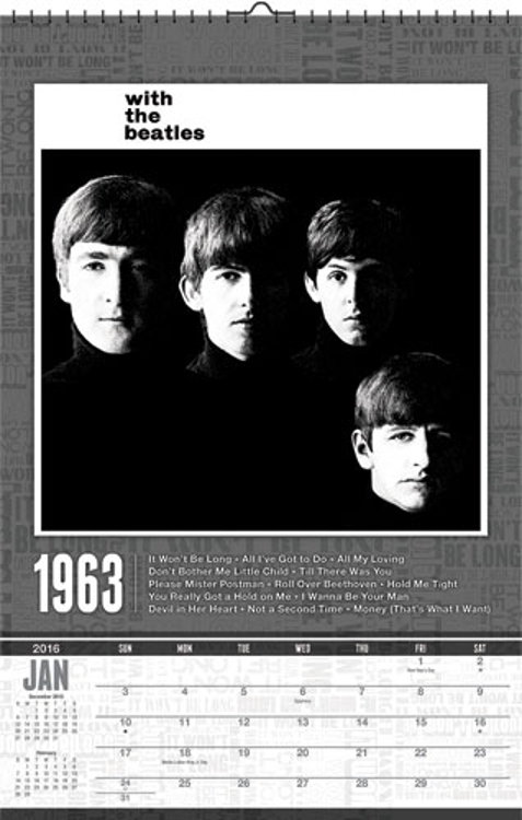 Picture of Beatles Calendar: 2016 Oversized Wall Calendar