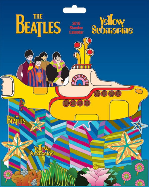 Picture of Beatles Calendar: 2016 Yellow Sub Standee Calendar