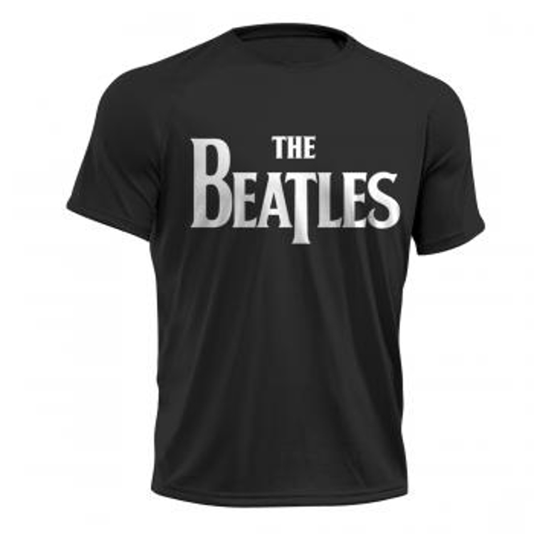 Picture of Beatles Adult T-Shirt: Active Wear Classic Black Drop-T