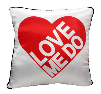 Picture of Beatles Pillow: The Beatles "Love Me Do" Deco Pillow