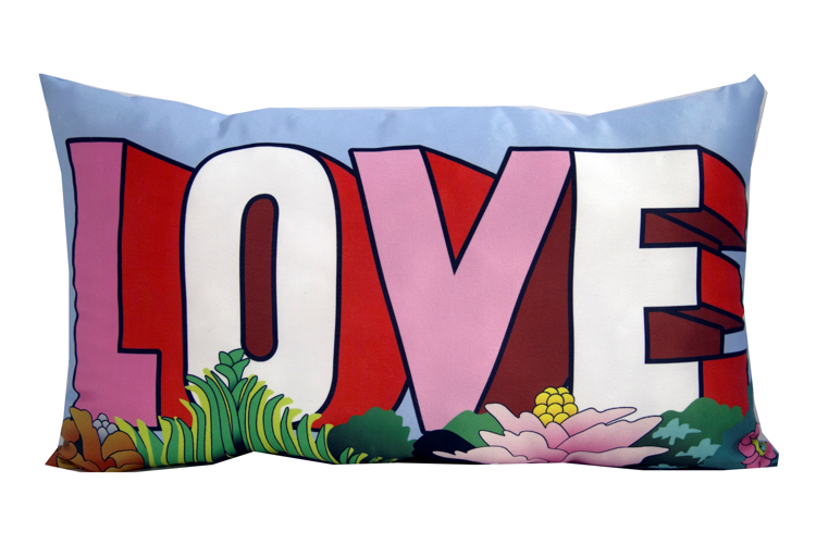 Picture of Beatles Pillow: The Beatles "Love" Deco Pillow
