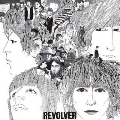 Picture of Beatles Sign:  "Revolver" Album Cover