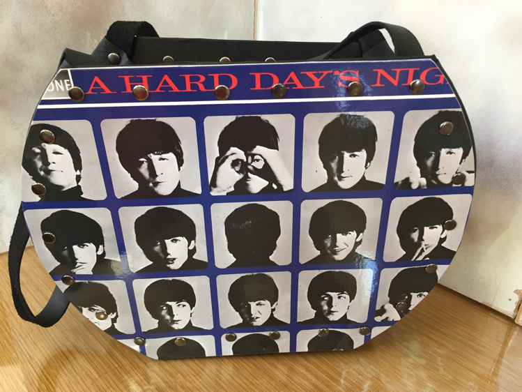 Picture of Beatles Original Record Purse/Bag:The Beatles - Hard Day's Night