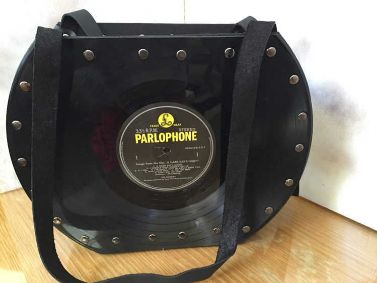 Picture of Beatles Original Record Purse/Bag:The Beatles - Hard Day's Night