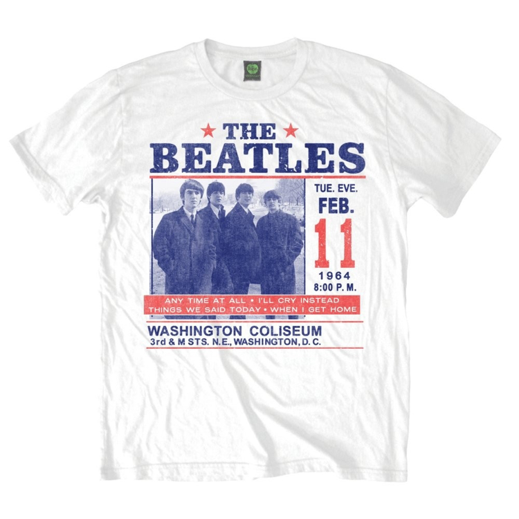 Picture of Beatles Adult T-Shirt: DC - WC Washington Coliseum