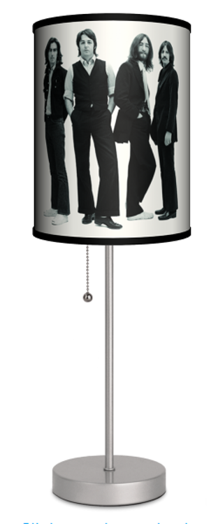 Picture of Beatles Lamp  & Shades: Black & White The End