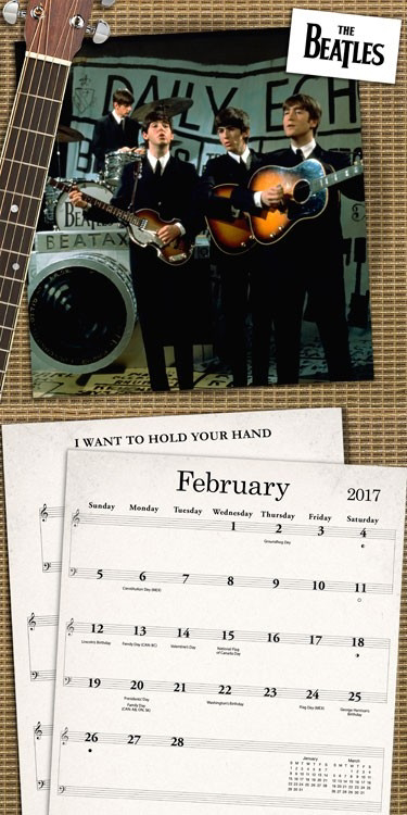 Picture of Beatles Calendar: 2017 Mini Calendar