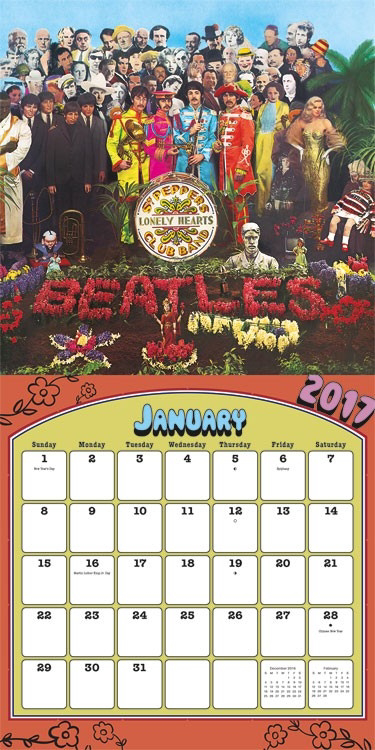 Picture of Beatles Calendar: 2017 Collector's Edition Boxed
