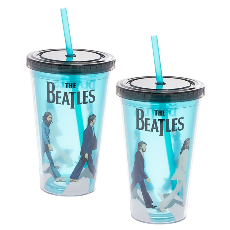 Picture of Beatles Drinkware: The Beatles Teal "Abbey Road" Travel Cup