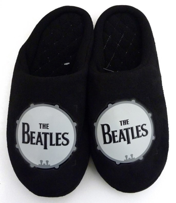 Picture of Beatles Footwear: The Beatles Drum Logo Boy's Slippers