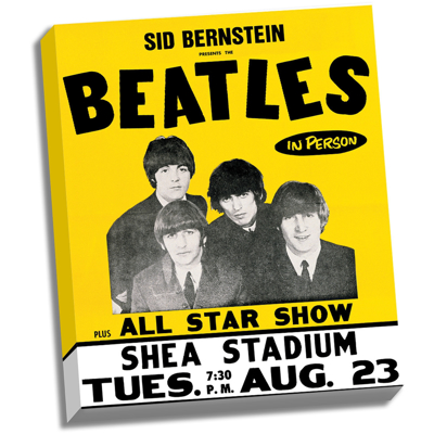 Picture of Beatles ART: The Beatles Shea Stadium 8/23/66 Stretched 22" x 26" Canvas