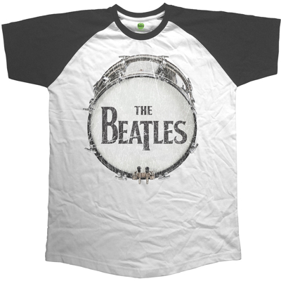 Picture of Beatles Adult T-Shirt: Beatles Vintage Drum Raglan