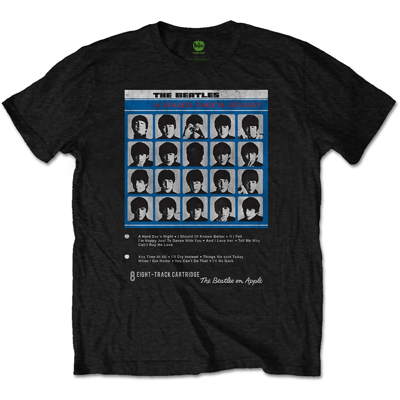 Picture of Beatles Adult T-Shirt: Beatles 8 Track A Hard Days Night Cover