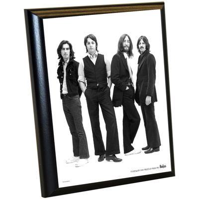 Picture of Beatles ART: The Beatles '1970 Group Portrait' 8x10 Plaque
