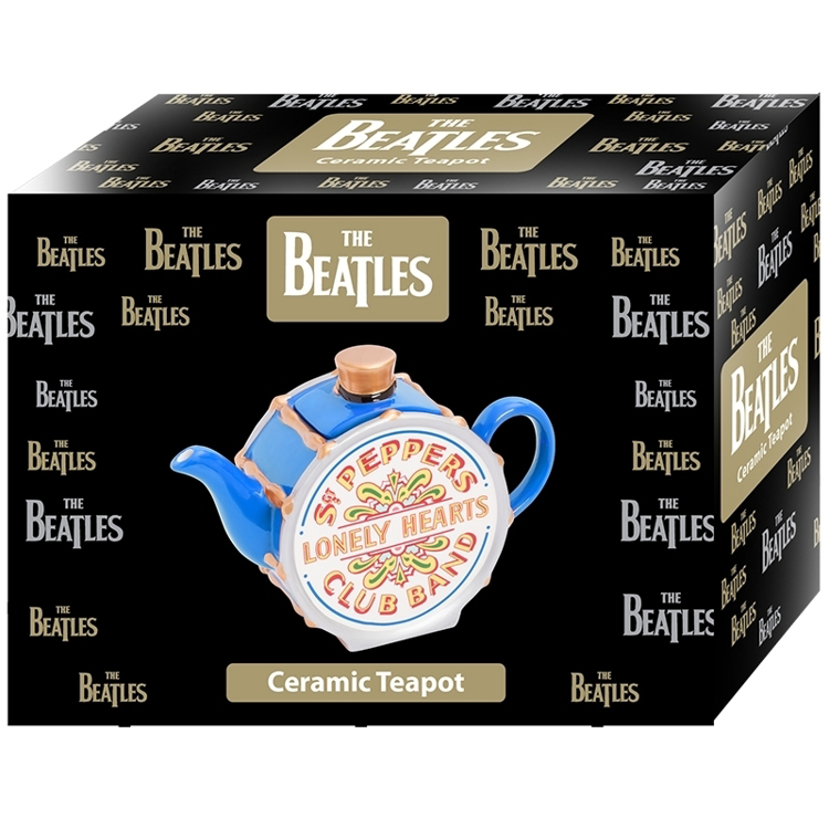 Picture of Beatles Tea Pot: The Beatles Sgt Pepper's Tea Pot "Limited Edition" Blue