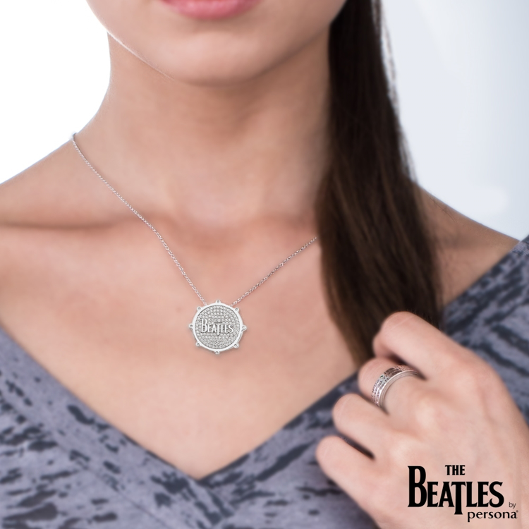 Picture of Beatles Jewelry: Beatles Necklace - Drum DropT Logo