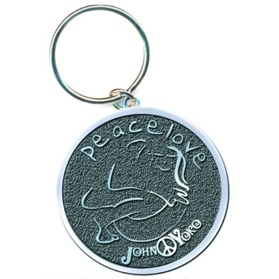 Picture of Beatles Key Chain: John Lennon "Peace & Love"