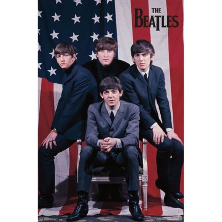 Picture of Beatles Poster:  Flag
