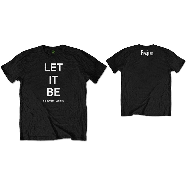 Picture of Beatles Adult T-Shirt: Beatles Song Lyric Edition "Let It Be"