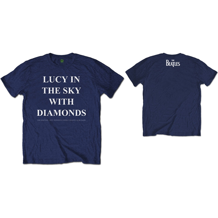 Picture of Beatles Adult T-Shirt: Beatles Song Lyric Edition "Lucy in the Sky with Diamonds"