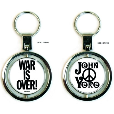 Picture of John Lennon Spinner Keychain: War Is Over