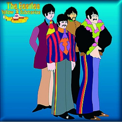 Picture of Beatles Magnet: Yellow Submarine Sea of Science