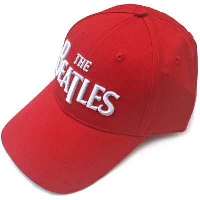 Picture of Beatles Cap: The Beatles Drop T Logo  (Red)
