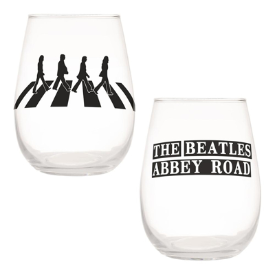 Picture of Beatles Glasses: Abbey Road 2 pc. 18 oz. Contour Glass Tumblers