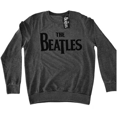 Picture of Beatles Sweat Shirt: Drop T Grey