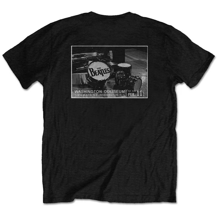 Picture of Beatles Adult T-Shirt: Washington Coliseum Drum Roll Please!
