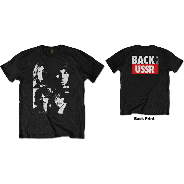 Picture of Beatles Adult T-Shirt: White Album Back in the USSR